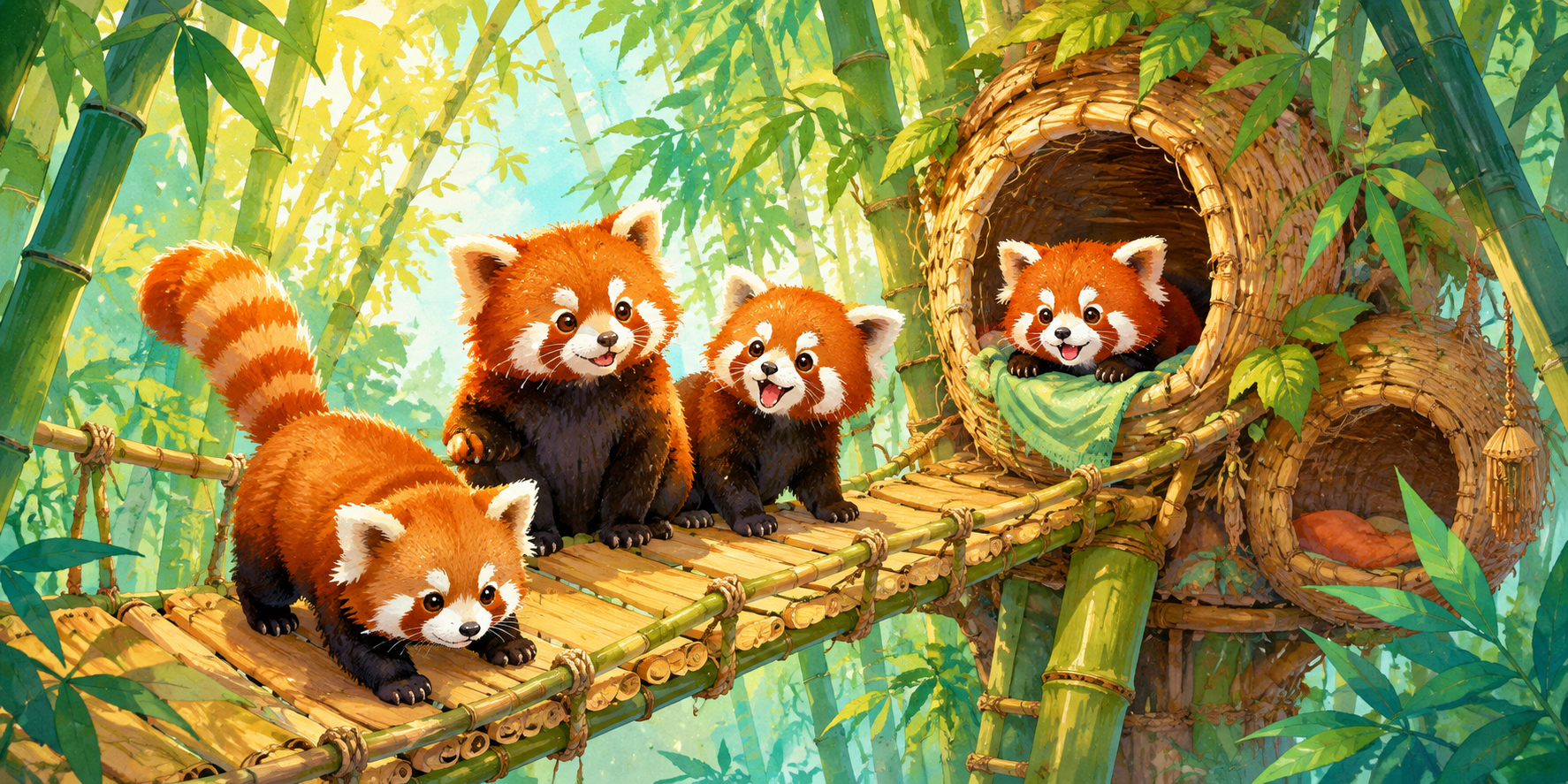 De rode panda’s uit Mori en het Rodepandapad